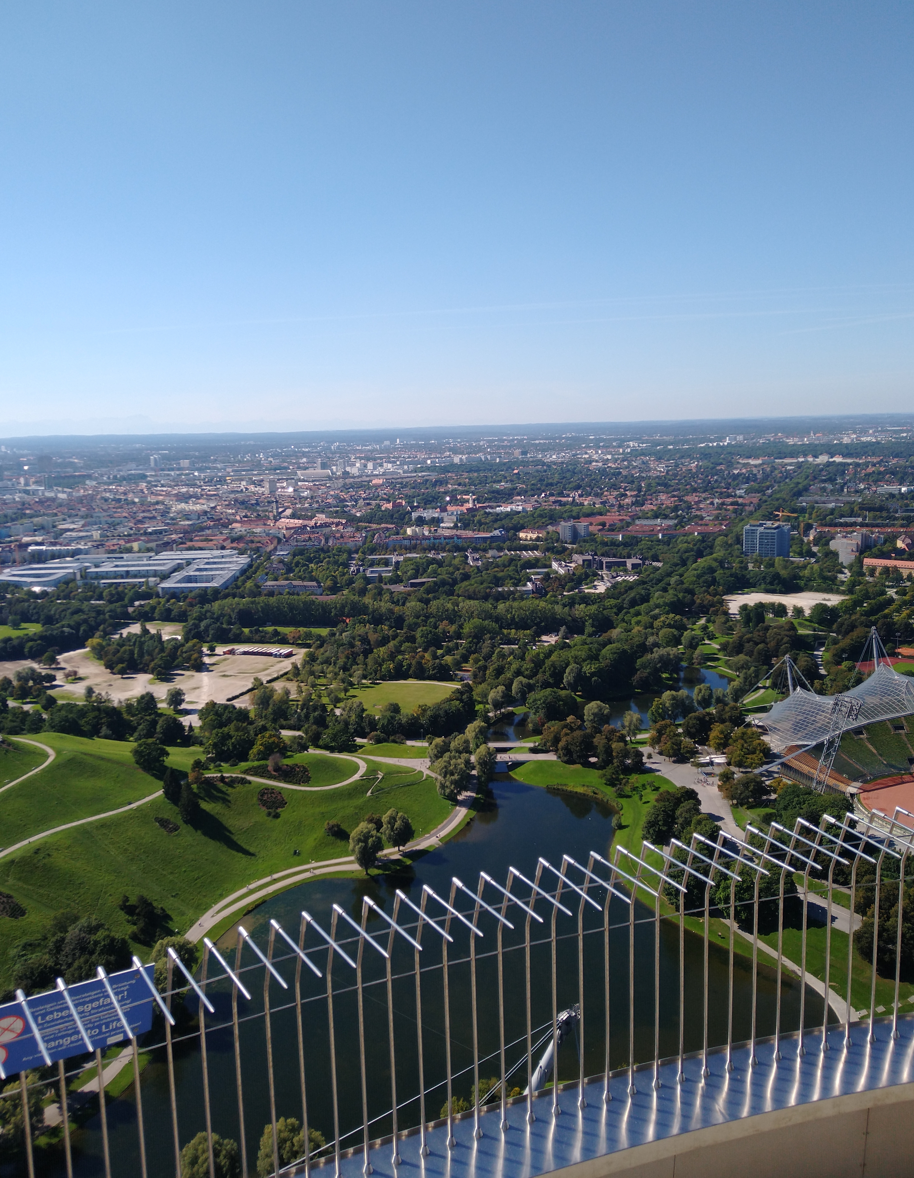 Blick vom Fersehturm auf München